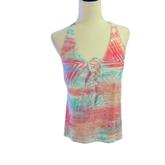 Beach House Swim Courtney Lace Up Tankini Top Size 14 - excellent Condition - Picture 4 of 15